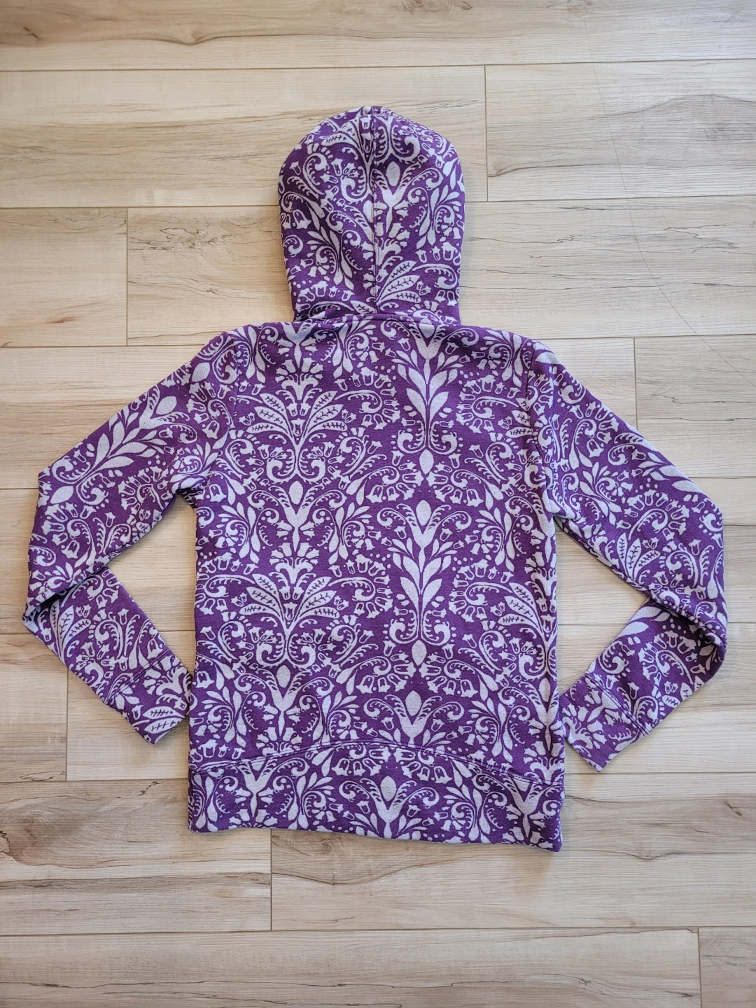 The North Face Women's Purple, White Paisley Hoodie Size M - photo 5