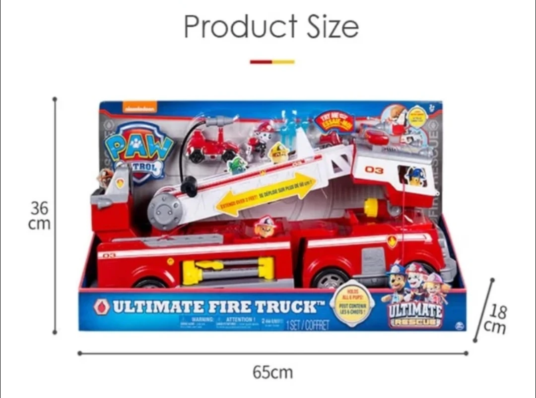 Paw Patrol Ultimate Rescue Fire Truck with Extendable Ladder - photo 5
