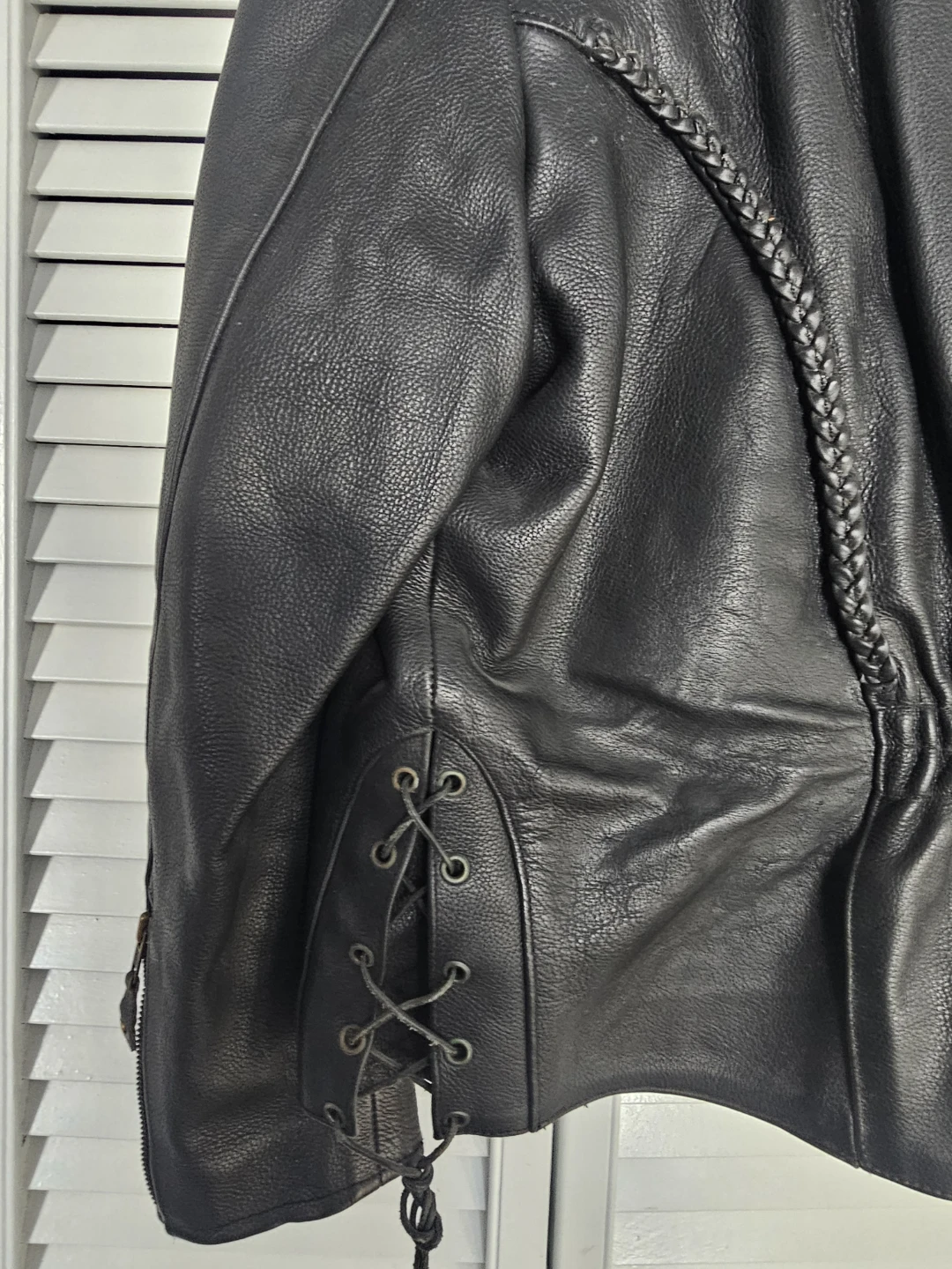 USA Bikers Dream Apparel Leather Motorcycle Jacket 2XL - photo 2