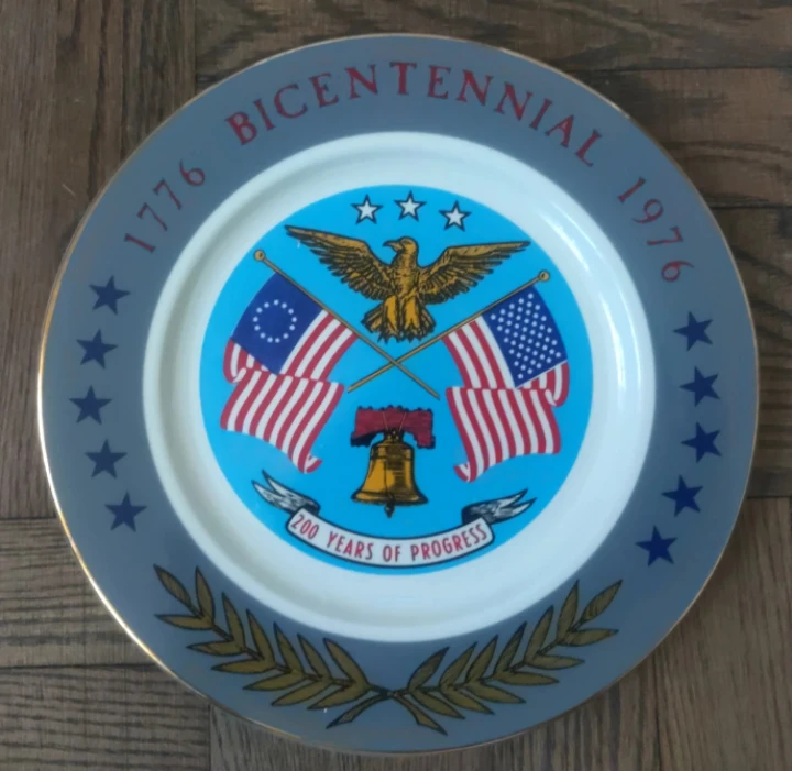 1776-1976 Bicentennial Decorative Plate Limited Edition