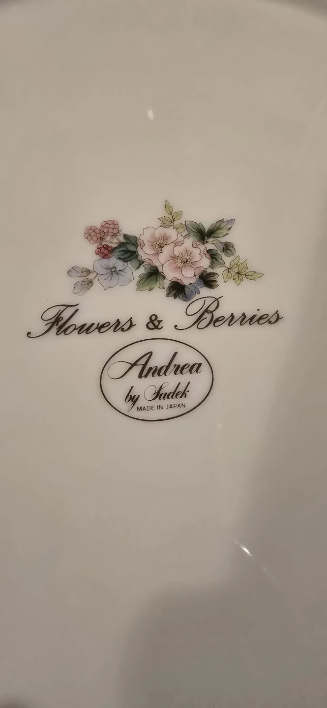Andrea by Sadek Flowers & Berries Cake Server and Plate Set - photo 4