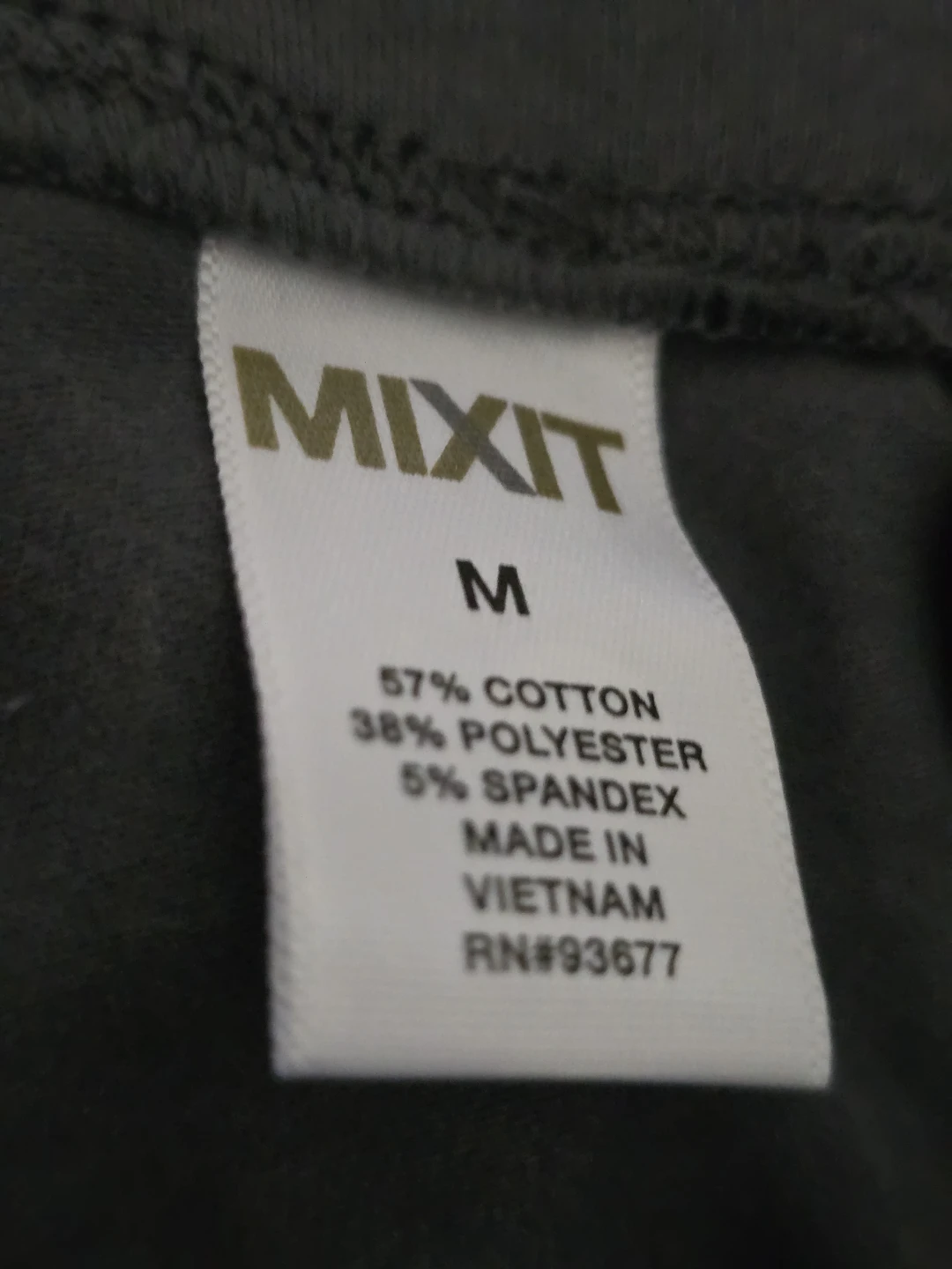 MIXIT Knit Leggings - Charcoal, Size Medium - photo 4