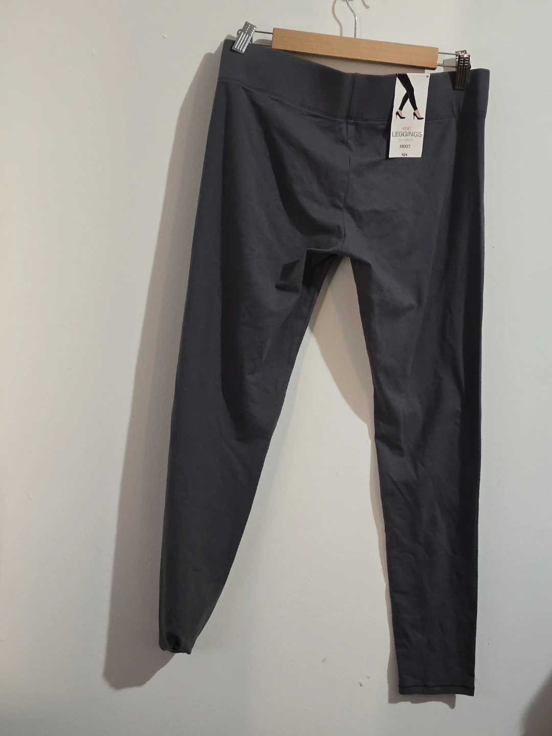 MIXIT Knit Leggings - Charcoal, Size Medium - photo 2