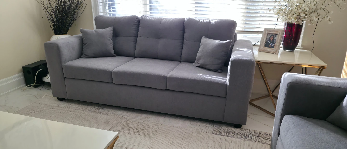 Grey Sofa and loveseat set - photo 2