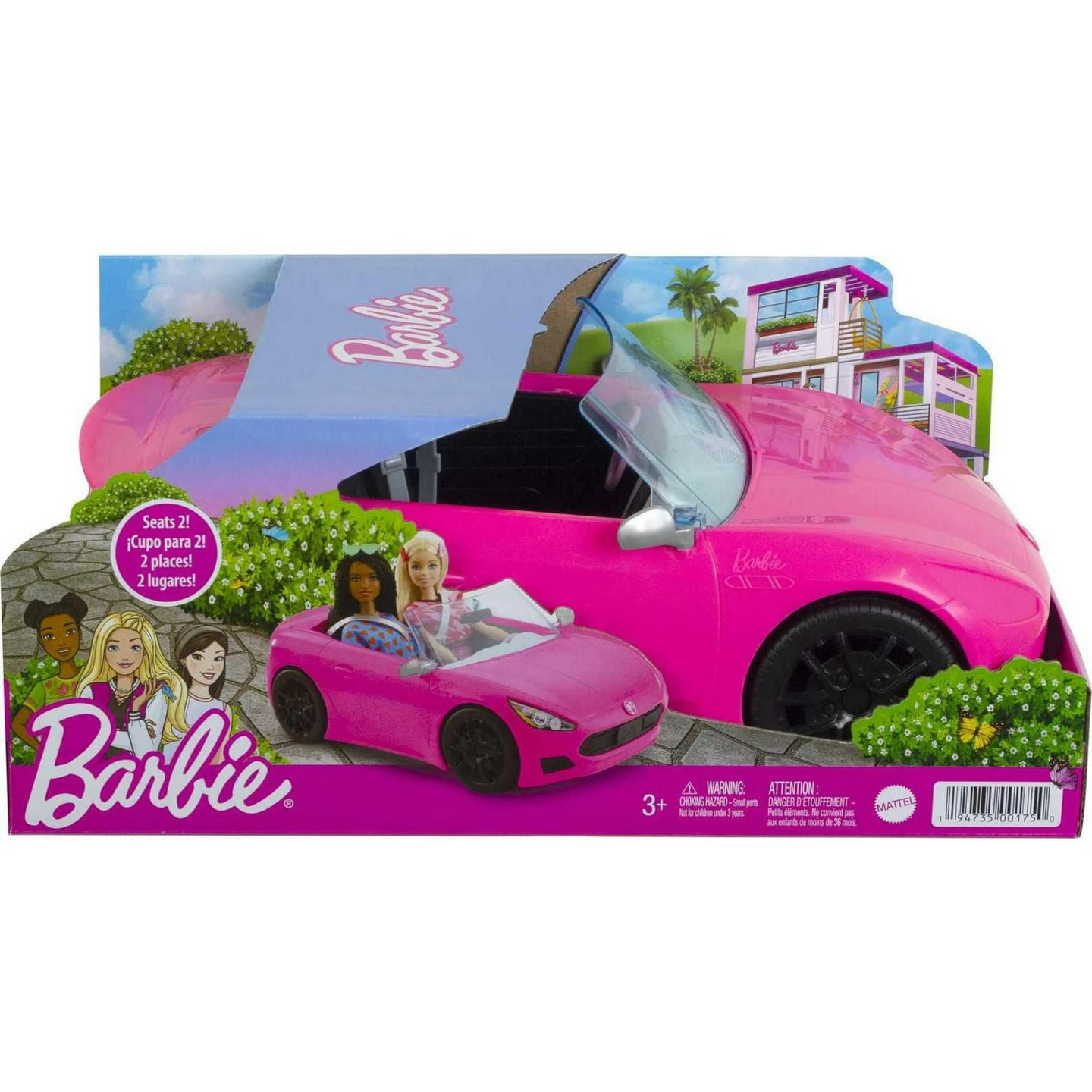Barbie Convertible Car Pink 🏆