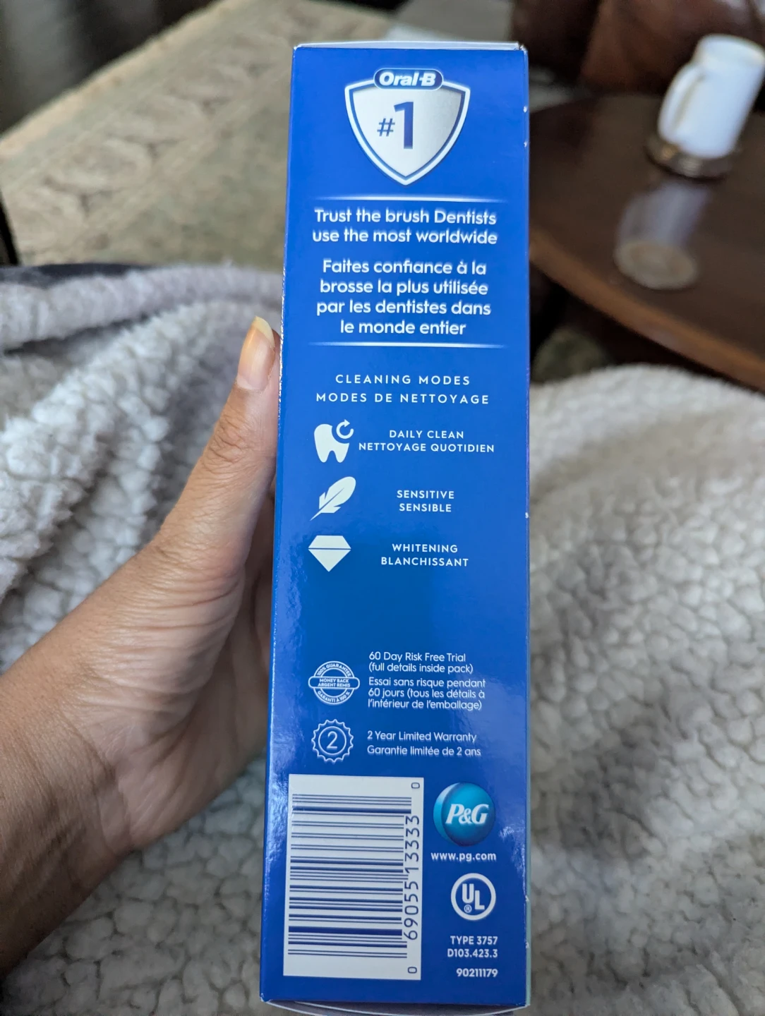 Oral-B Pro 500+ Rechargeable Electric Toothbrush Mint BNIB - photo 4