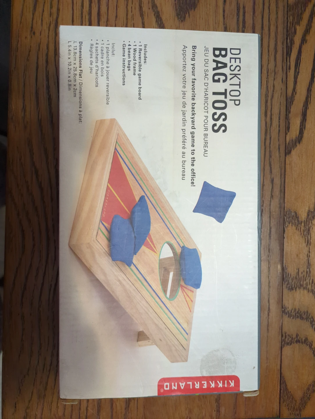 Kikkerland Desktop Bag Toss Game (mini) 🏆