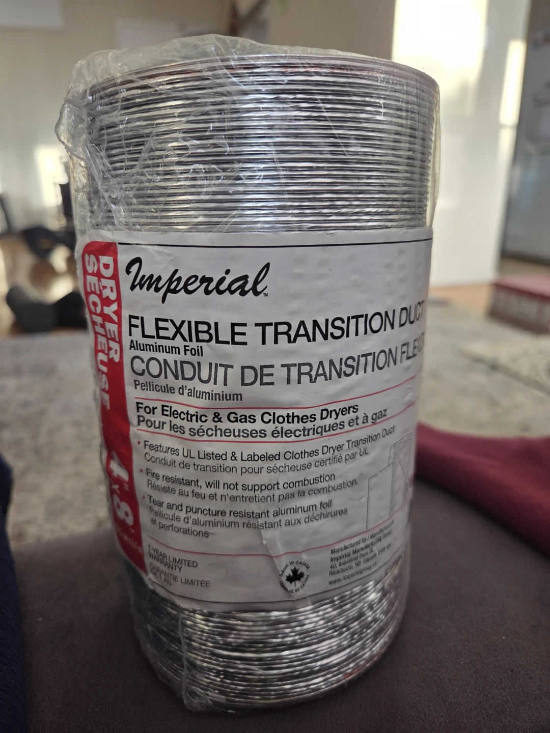 Imperial Flexible Transition Duct for Electric & Gas Dryers - photo 2
