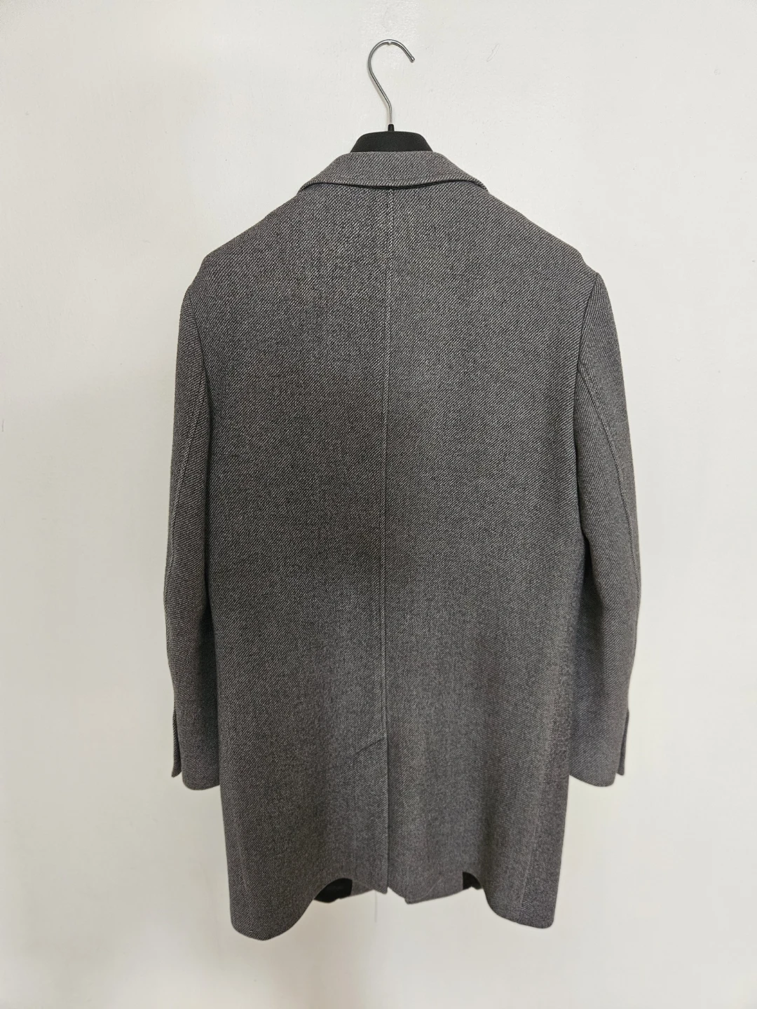 Rodd & Gunn Grey Herringbone Wool Blend Topcoat - Men's Size M - photo 2