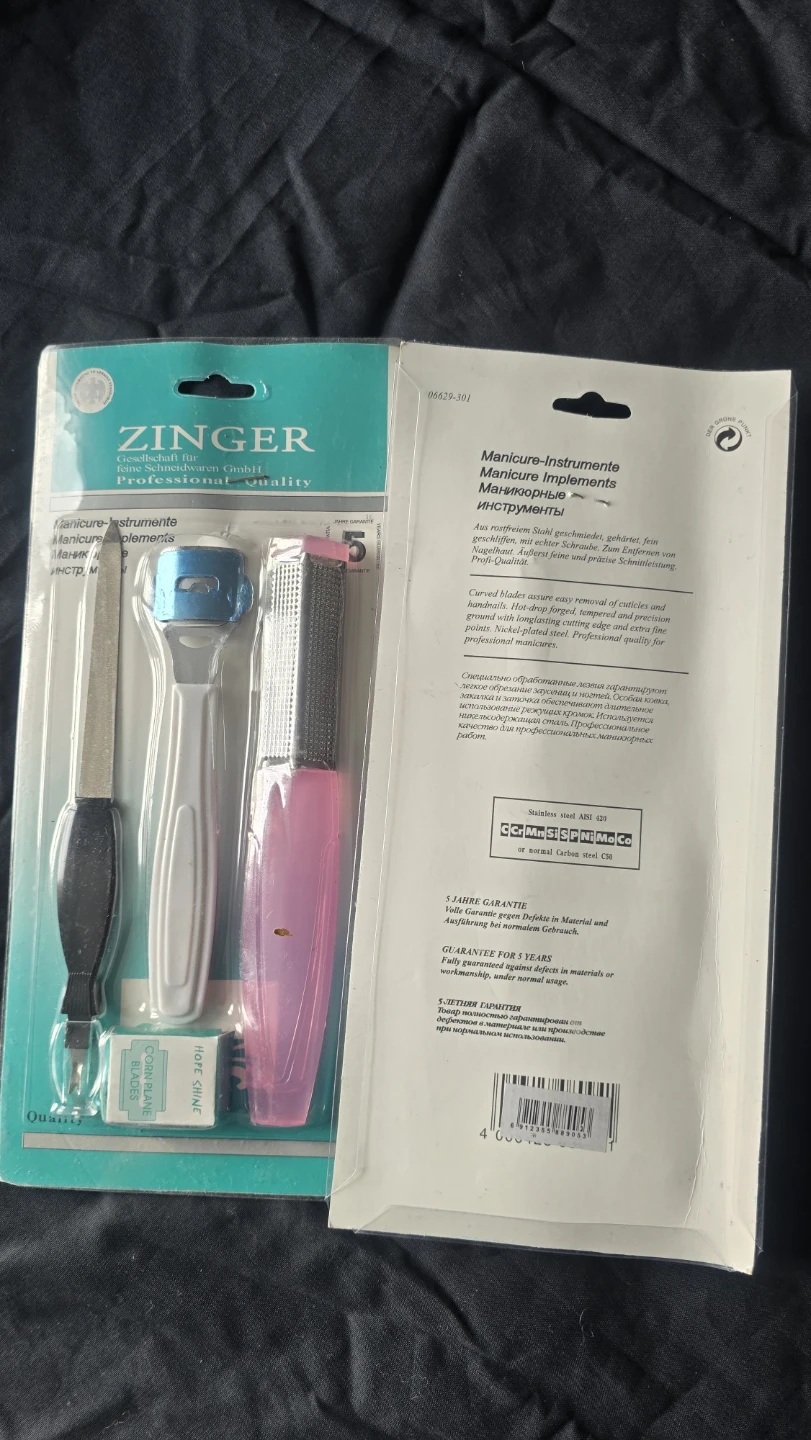Zinger Manicure Implements Set