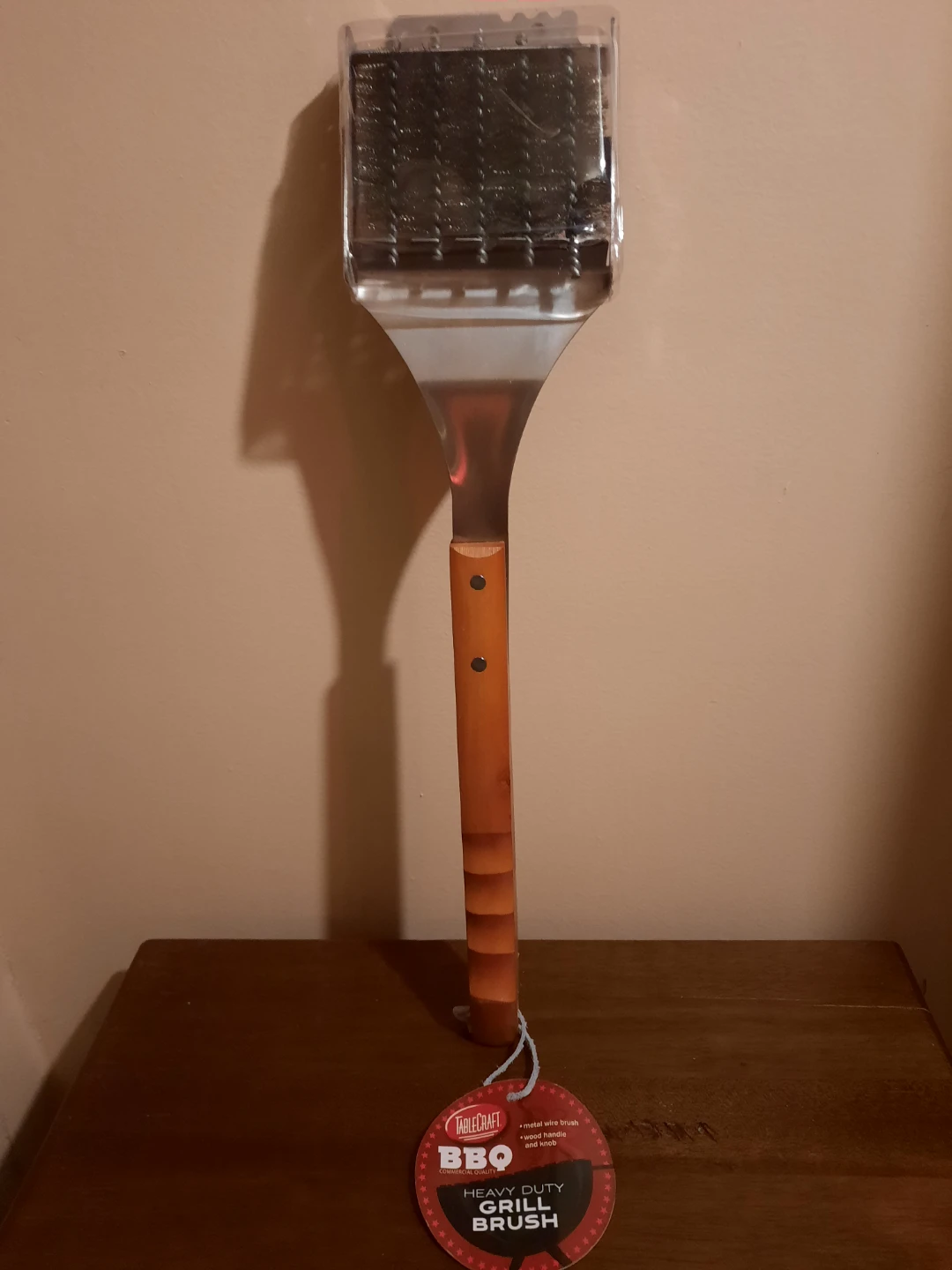 🏆HEAVY DUTY STAINLESS STEEL GRILL BRUSH WITH LONG HANDLE🏆