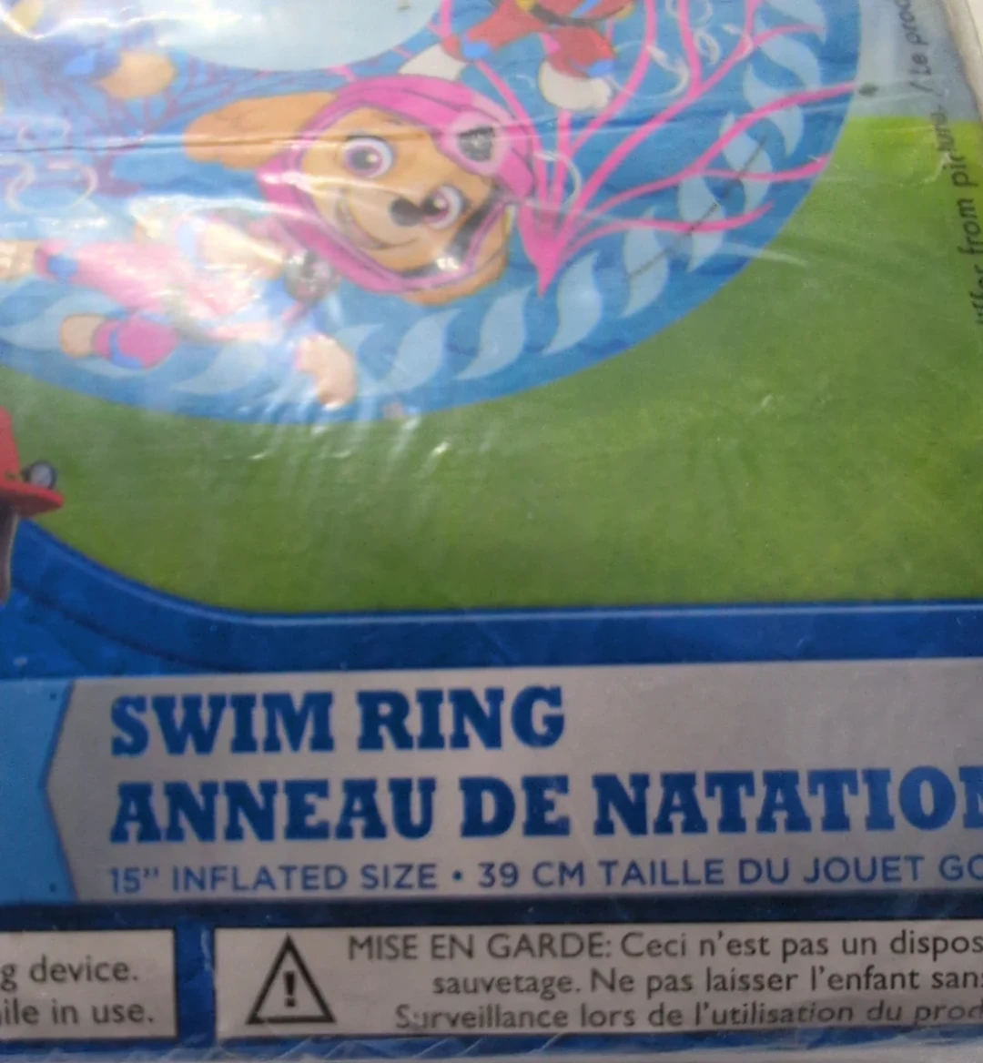 Nickelodeon Paw Patrol Swim Ring - 15" Inflated Size - photo 2