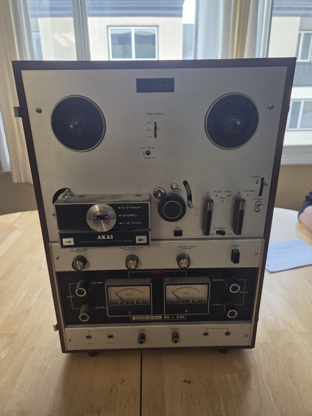 AKAI CROSS-FIELD M-10 Reel to Reel Tape Recorder