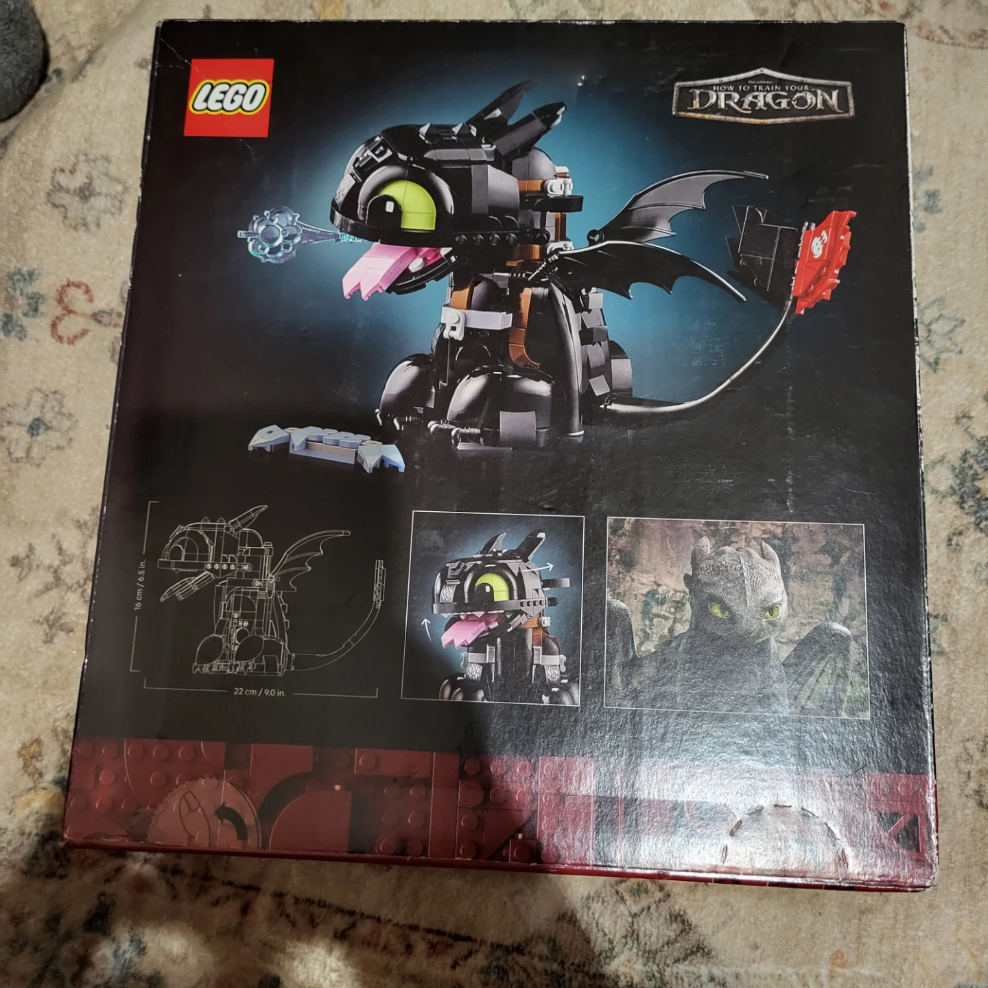 LEGO Icons Toothless Dragon Building Set 10375 - photo 2
