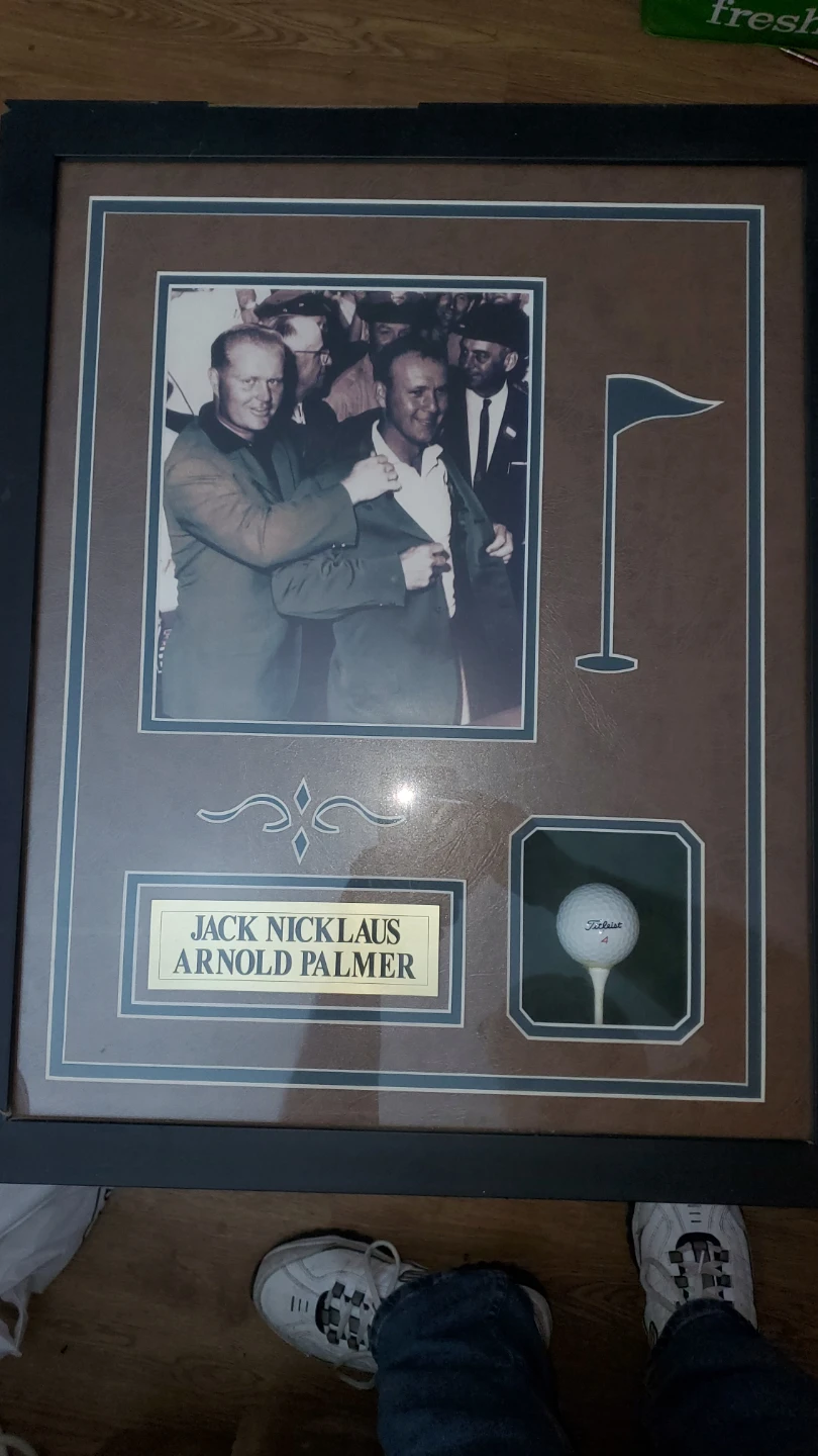 1964 Jack Nicklaus Arnold Palmer Framed - photo 2