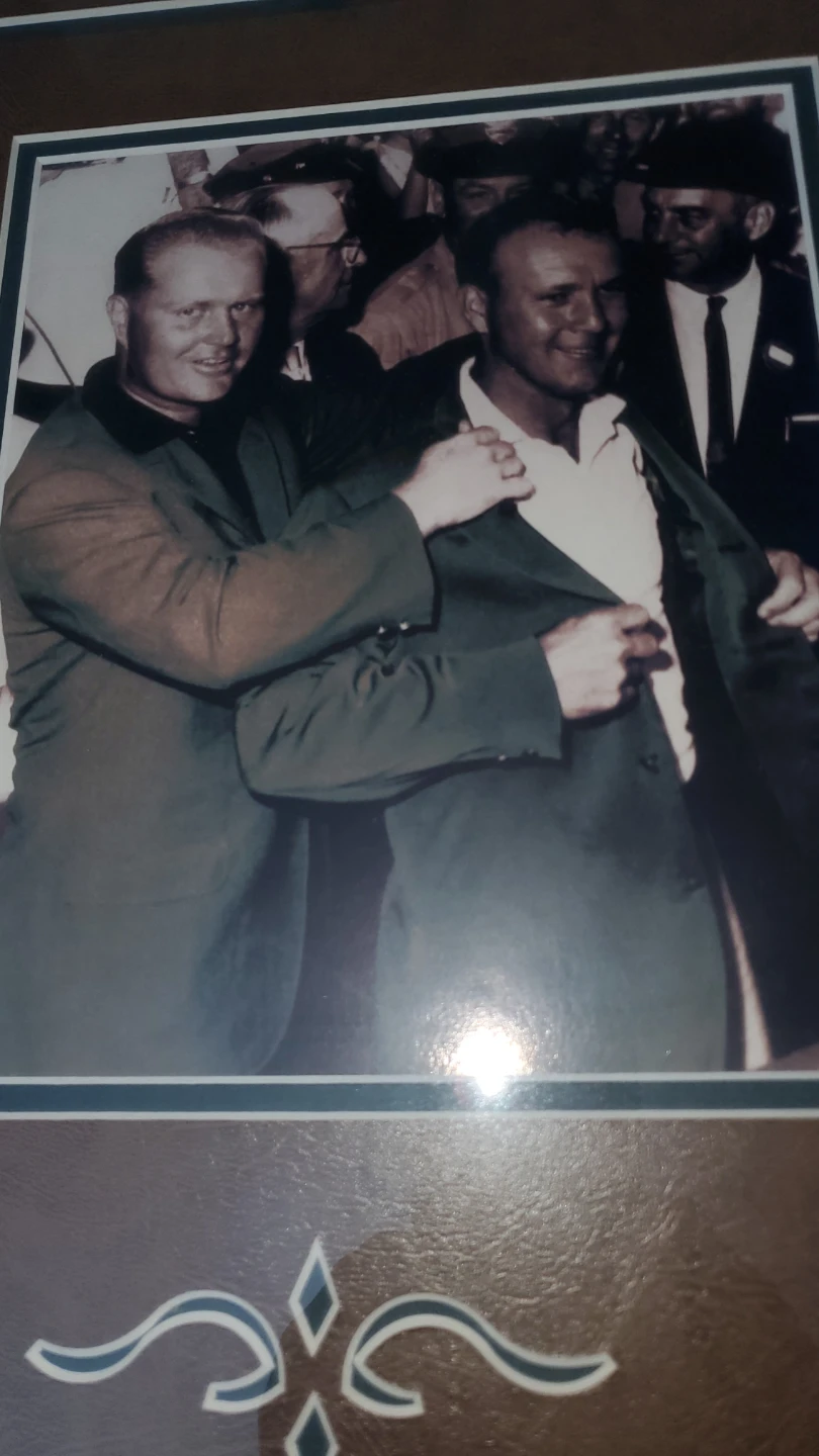 1964 Jack Nicklaus Arnold Palmer Framed - photo 3