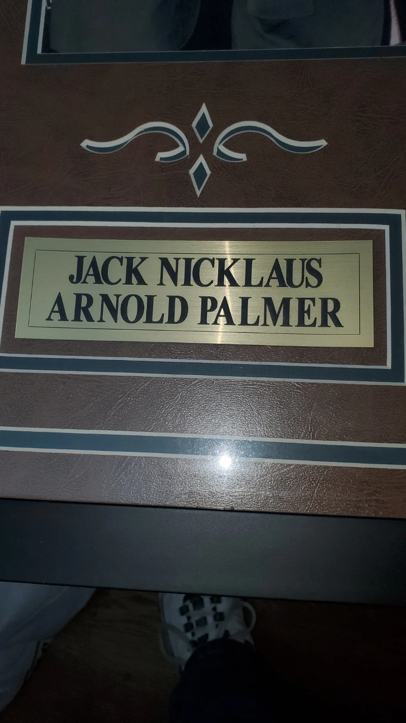 1964 Jack Nicklaus Arnold Palmer Framed - photo 4