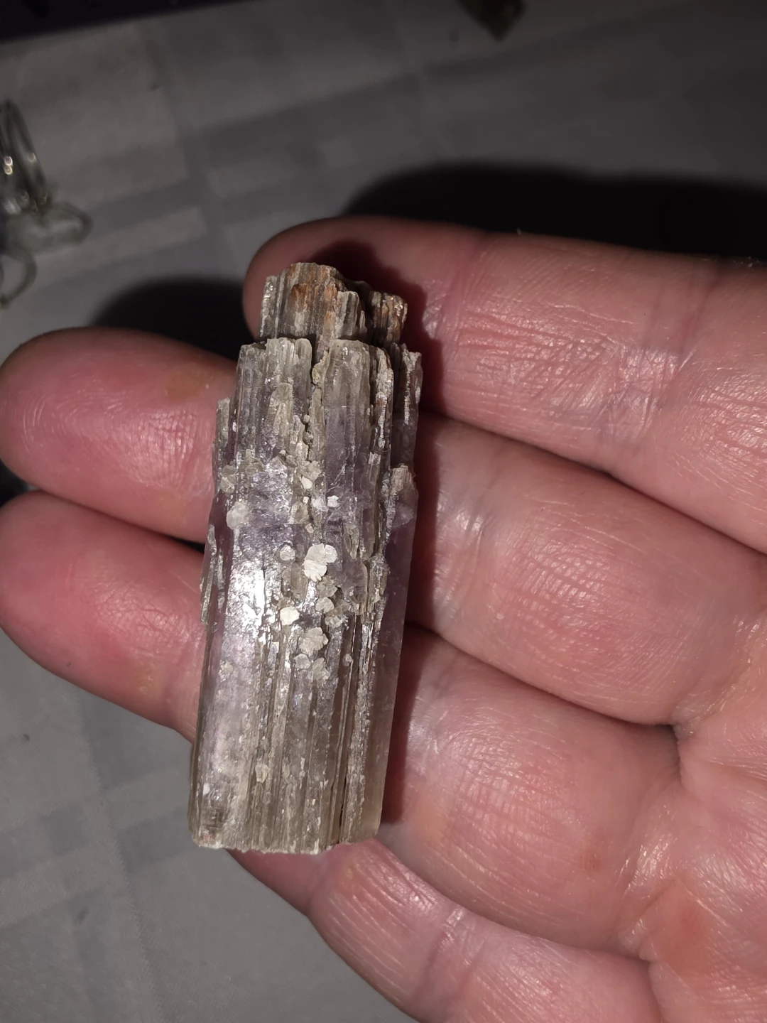 Purple aragonite Specimen - photo 2