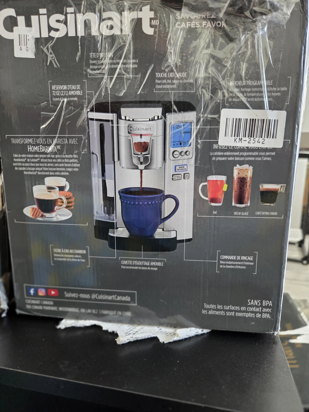 Cuisinart HomeBarista Programmable Coffee Maker