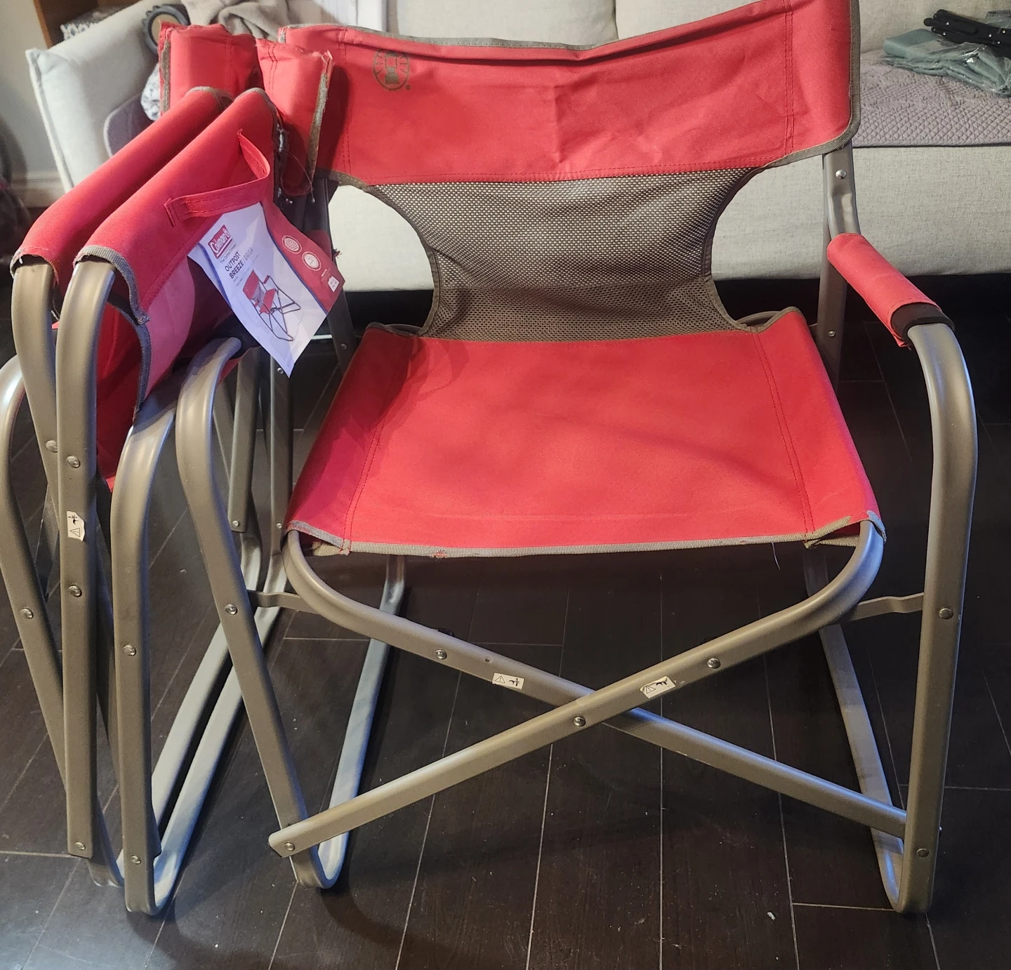 Coleman Camping Chair - Two reds - photo 2