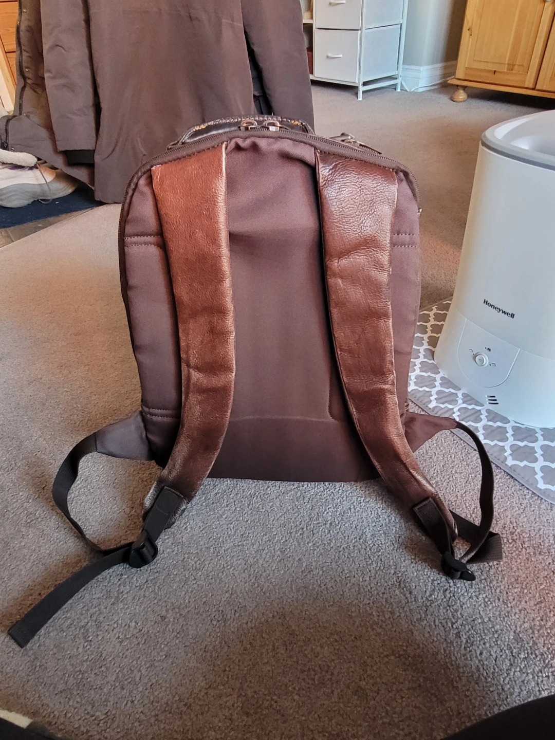 Genuine Leather Backpack - photo 3