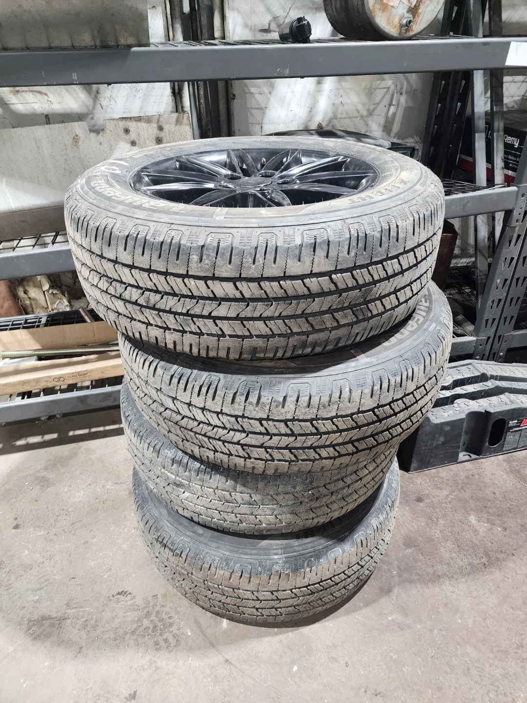 Set of 4 Tires with Rims