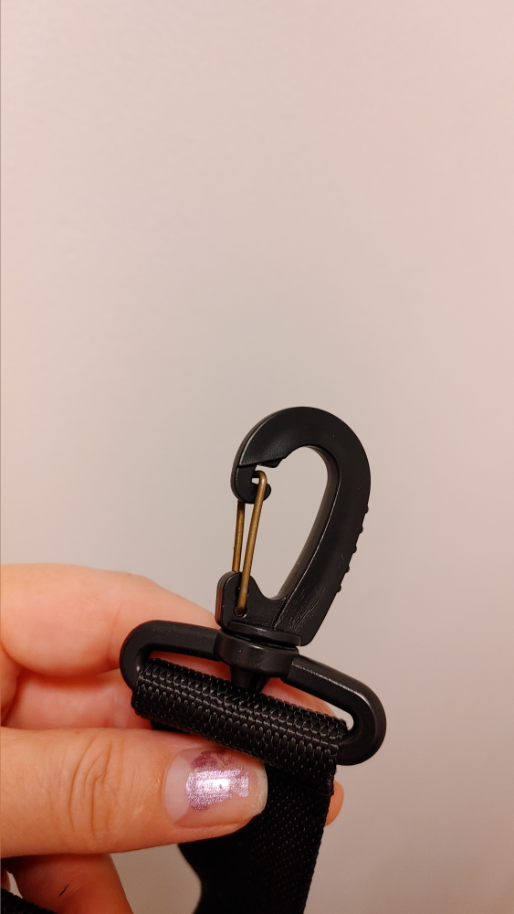 Black Strap with Carabiner Clips - photo 5