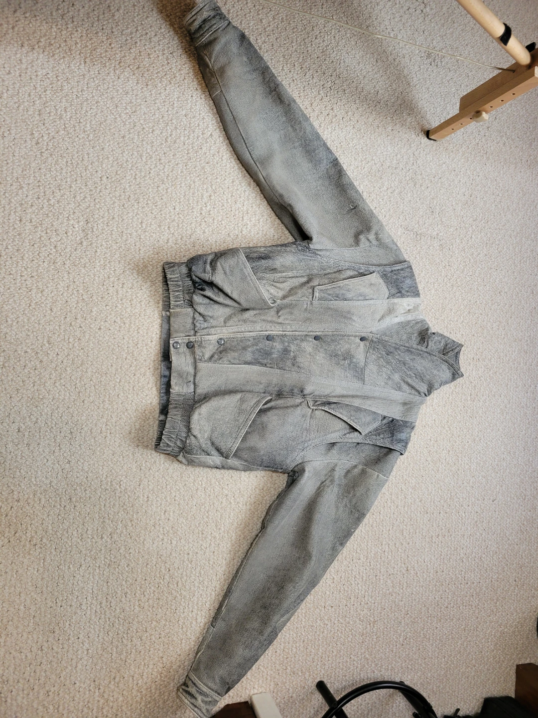 Genuine Leather Bomber Jacket - photo 5