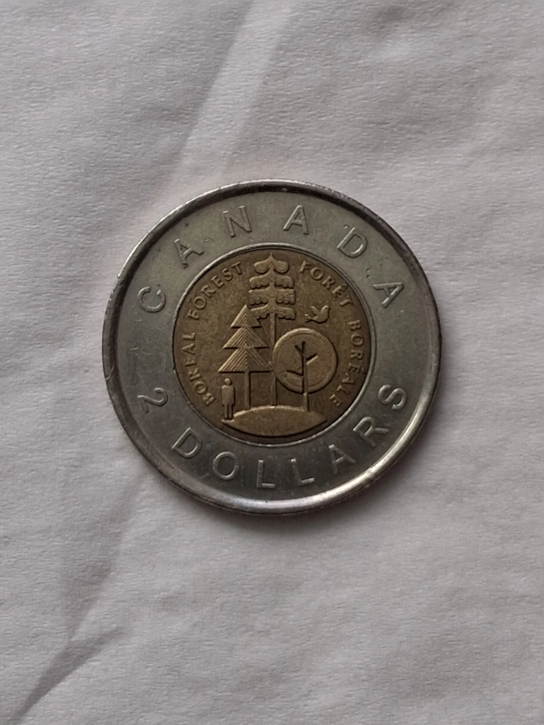 2011 Boreal Forest Canadian $2 coin