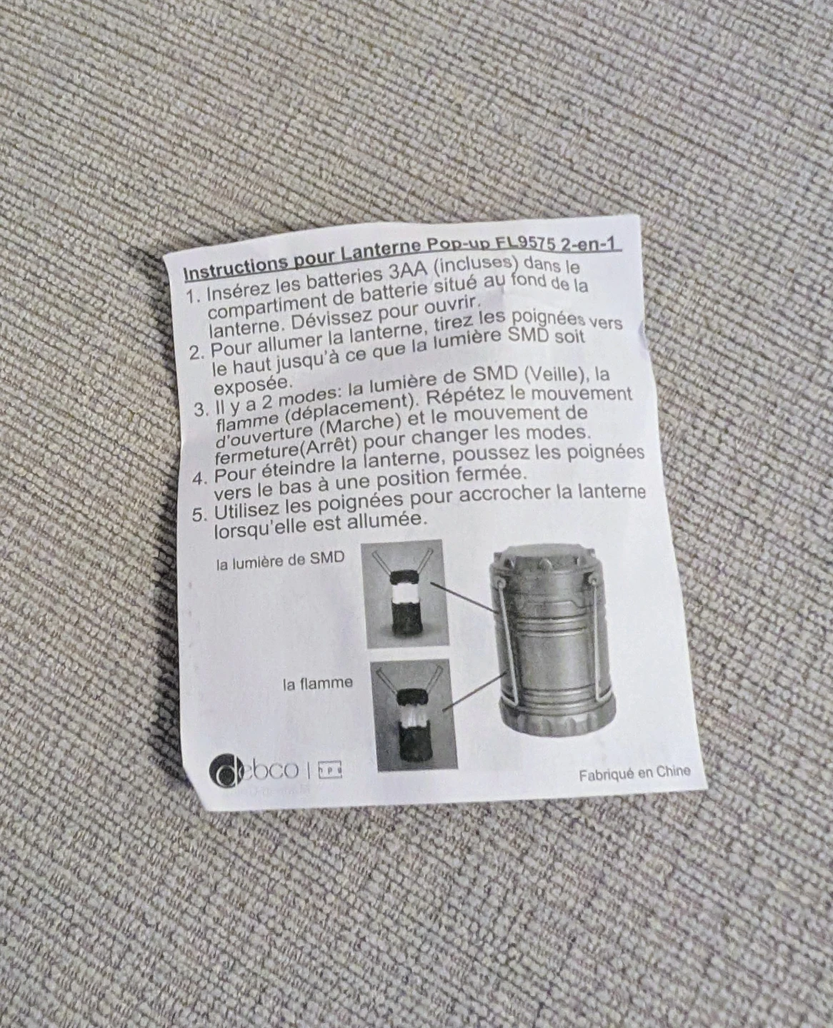 Brand New Pop-up LED Camping Lantern - photo 3