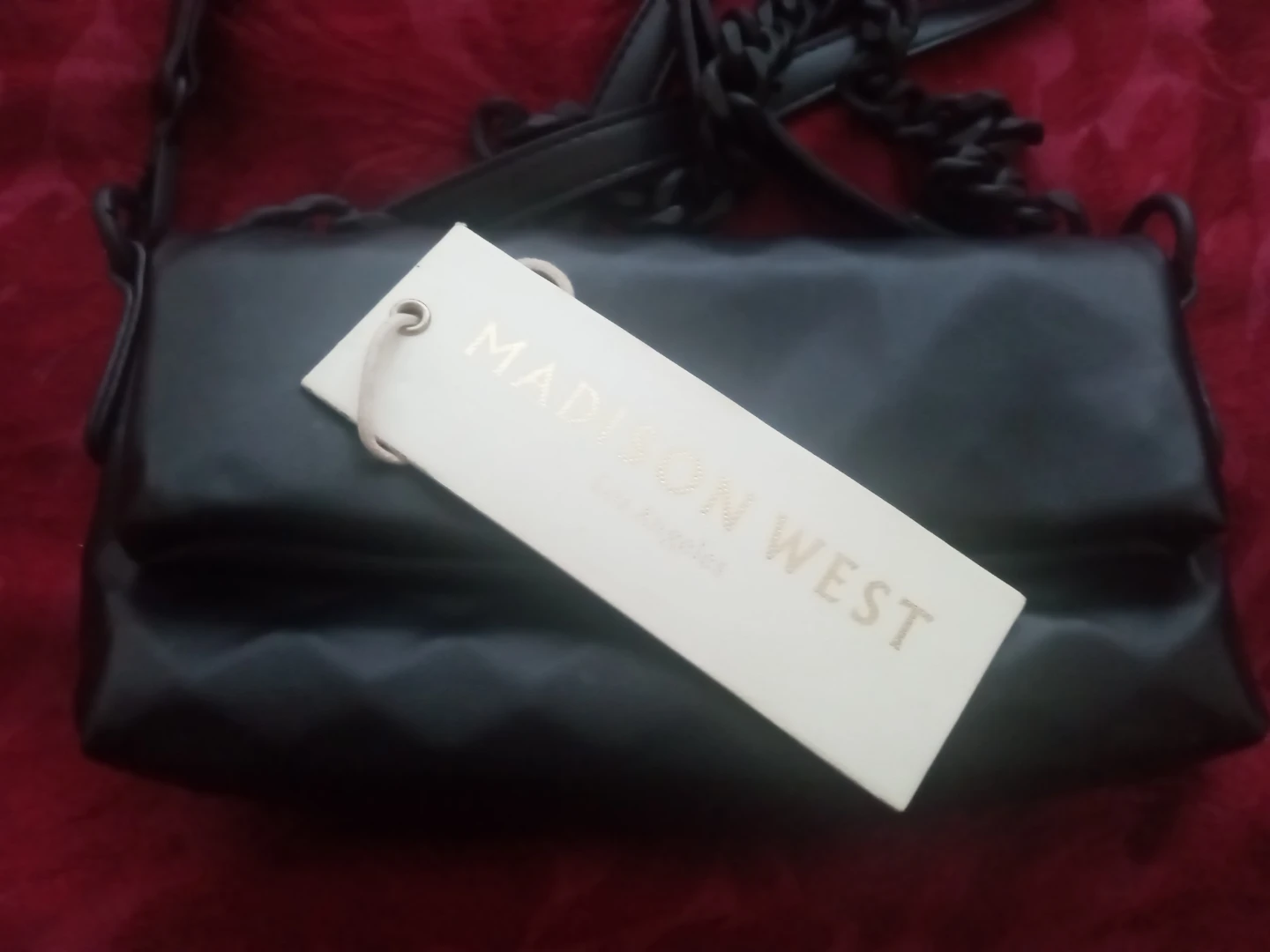 Madison West Black Clutch Bag