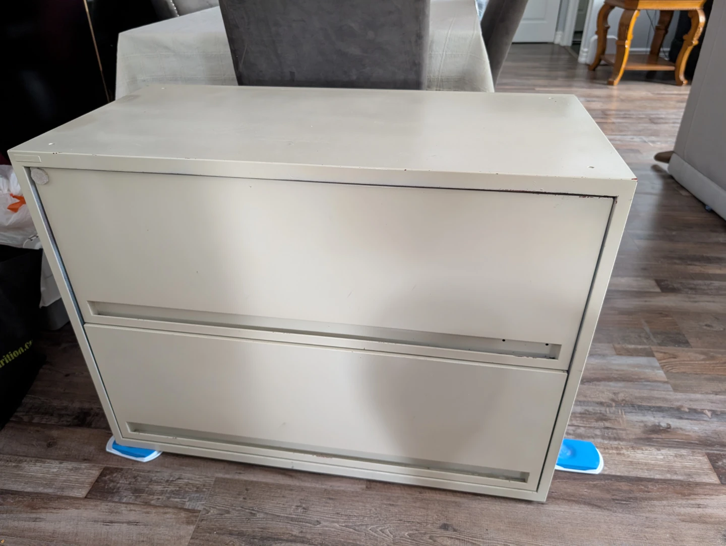 Two-Drawer Metal Filing Cabinet