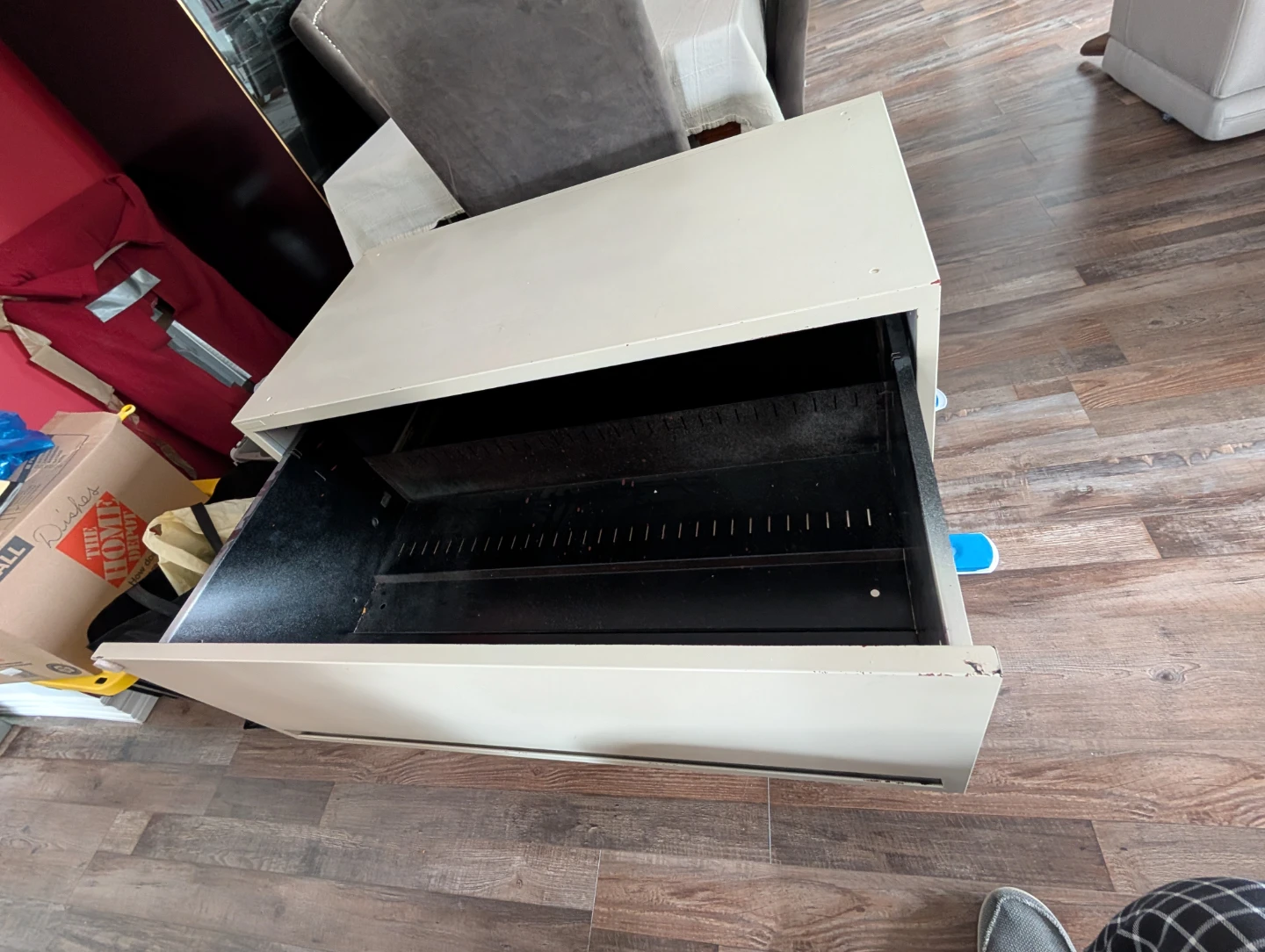 Two-Drawer Metal Filing Cabinet - photo 2