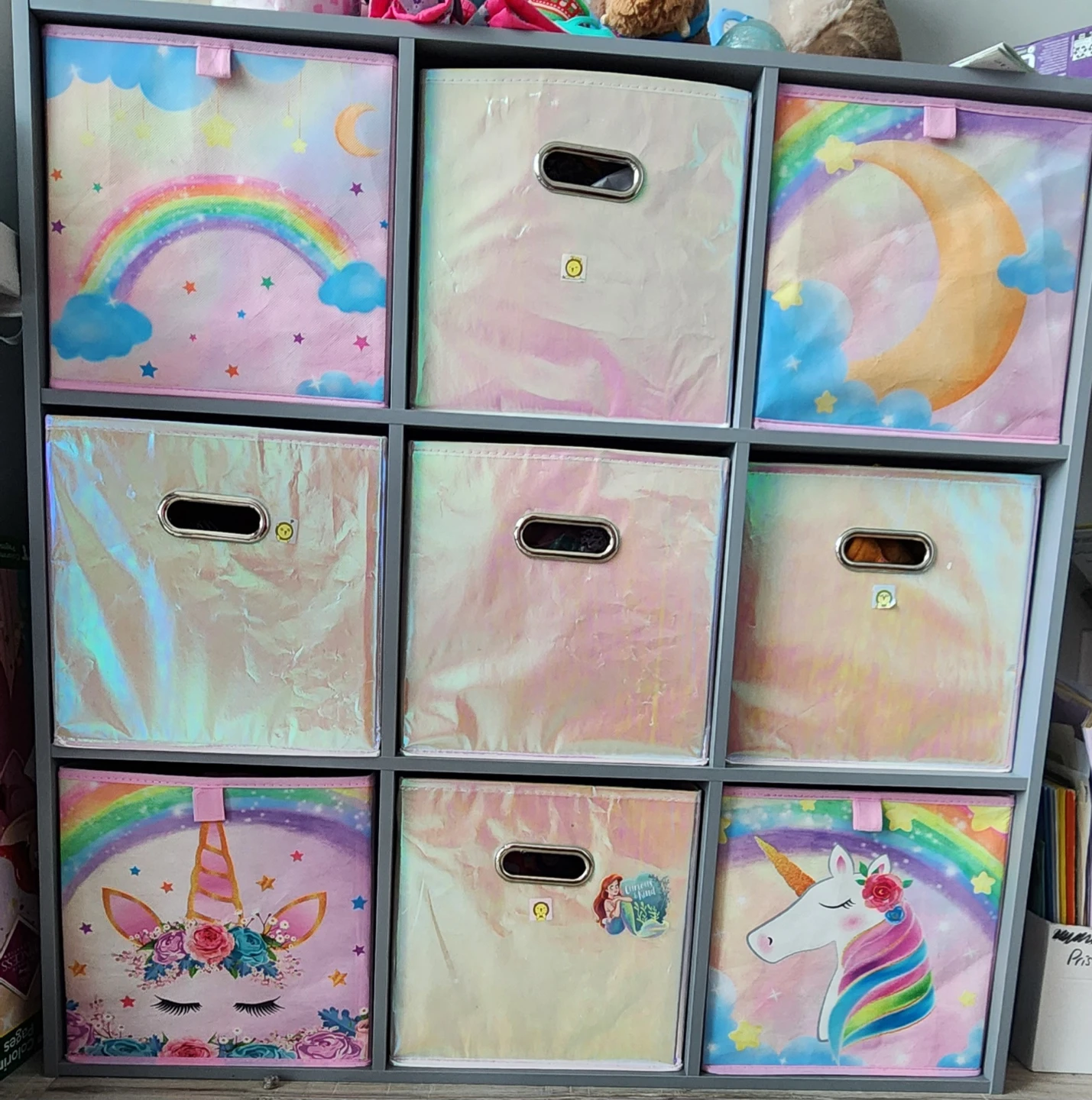 Unicorn Storage Cubes - 4 count