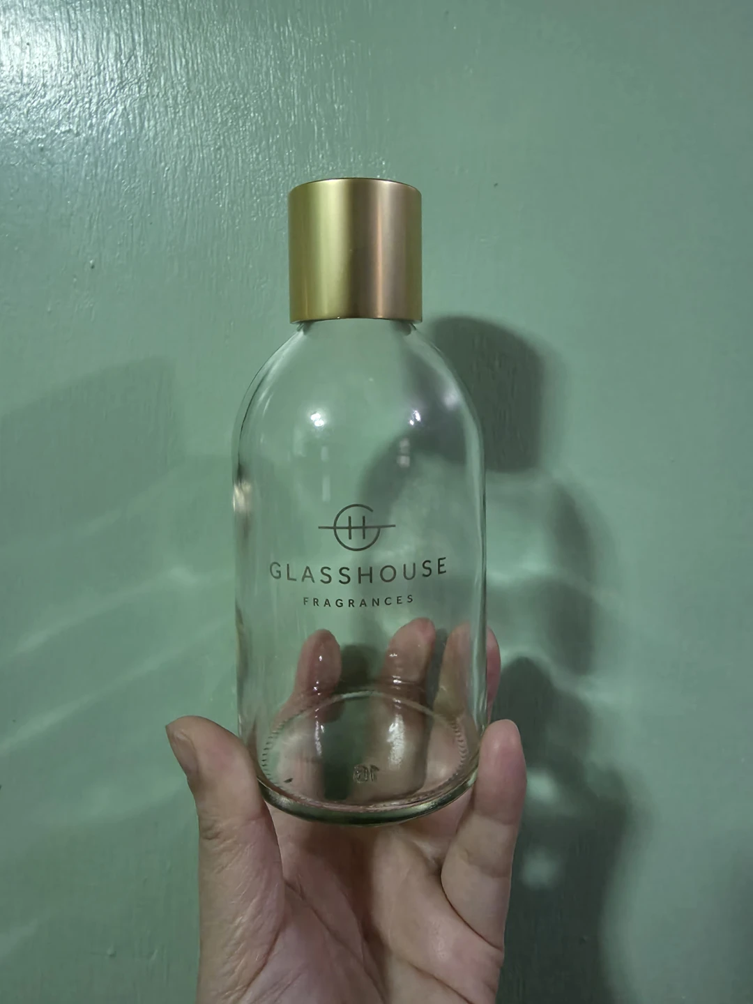 Glasshouse Fragrances Empty Glass Bottle