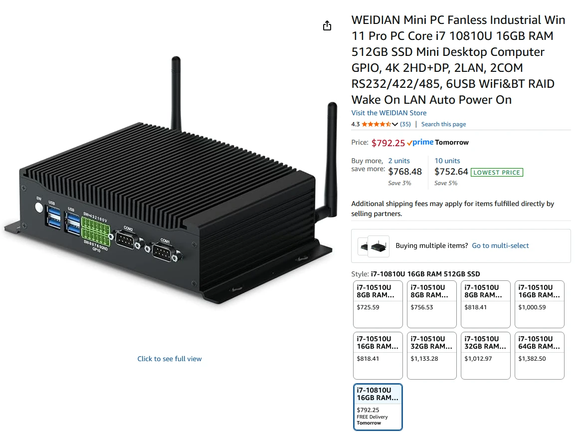 Almost New Mini PC - no ram, no SSD - photo 4