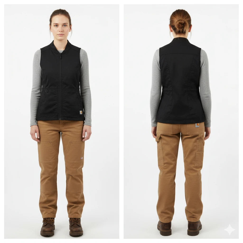 🏆 Carhartt Rugged Flex Modern Fit Utility Vest Size XS/S - photo 5