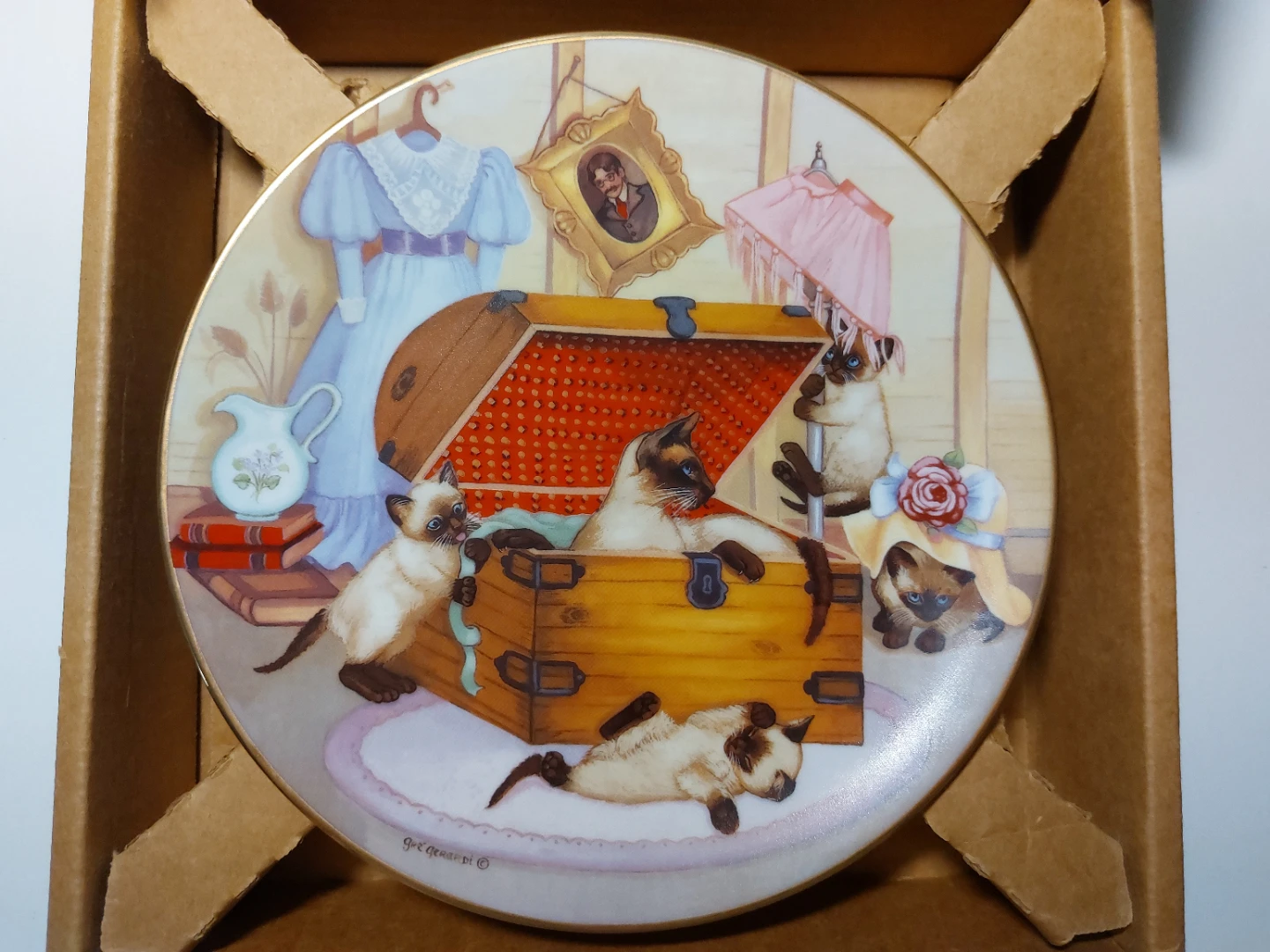 Attic Attack by Grè Gerardi Collector Plate