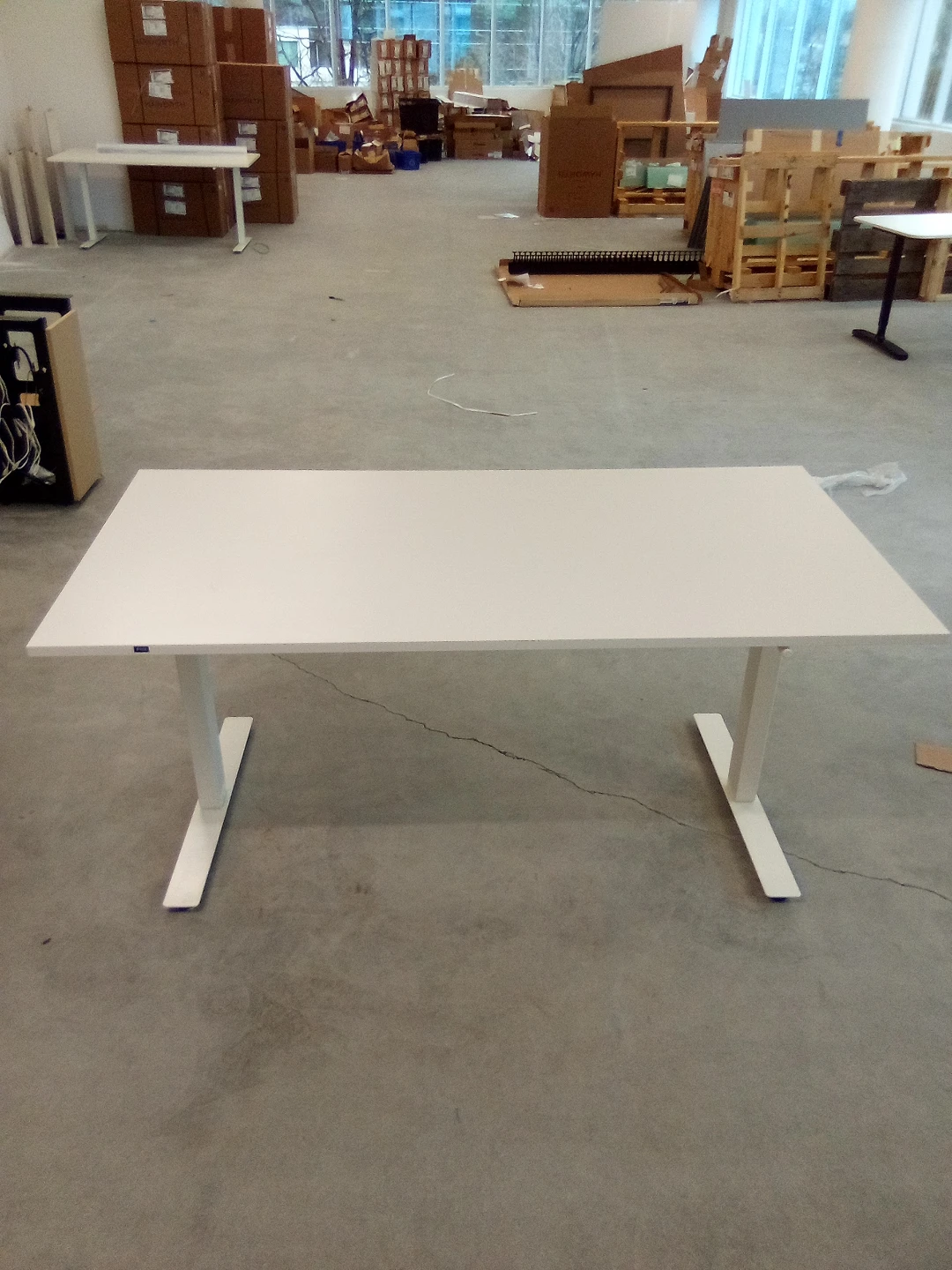 Adjustable Standing Desk - White - photo 2