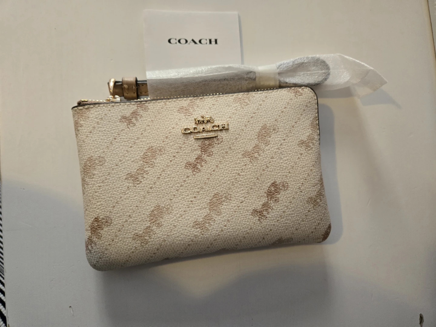 Coach Wristlet - Signature Print - photo 3