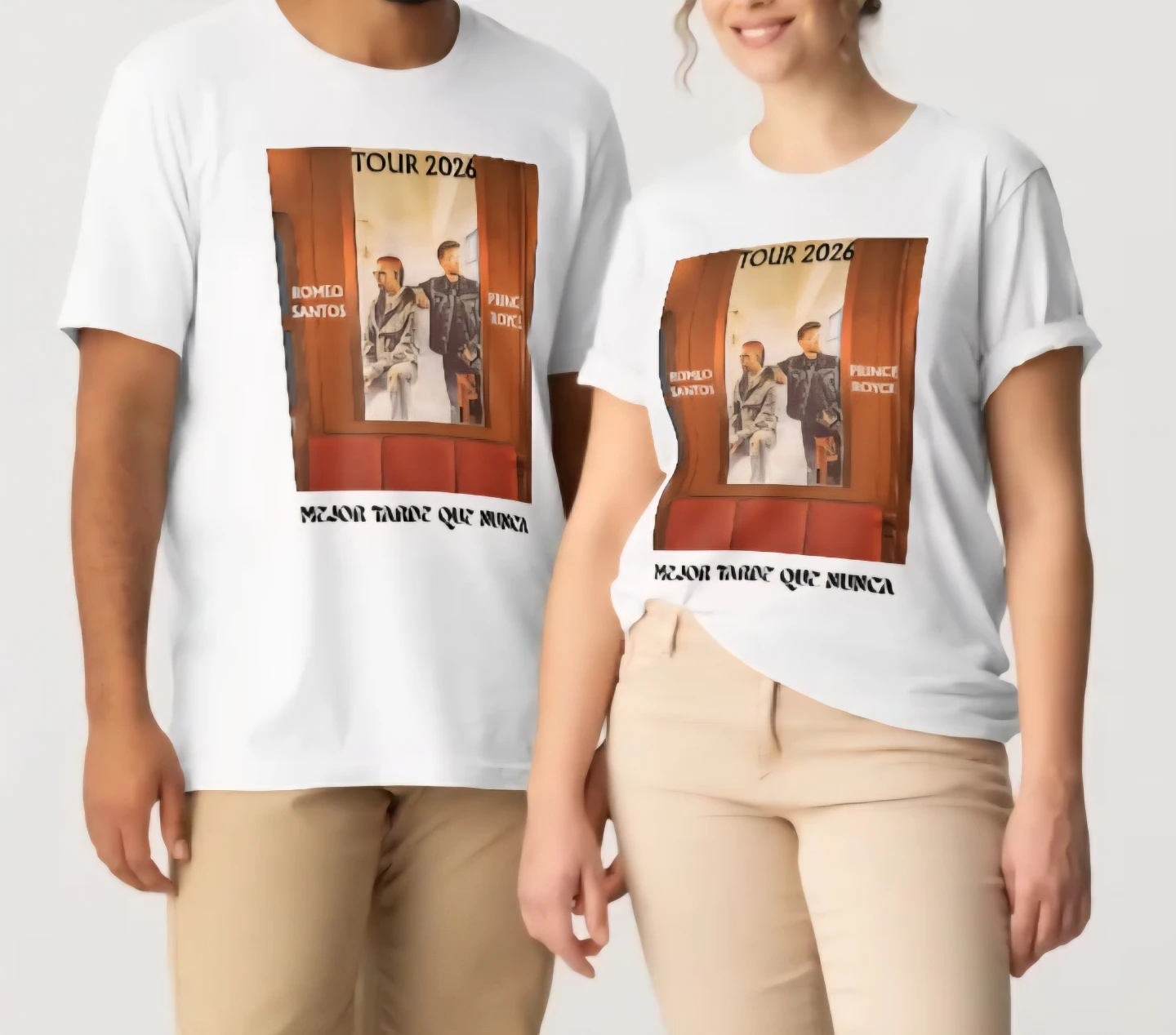 Arjona, Cazzu, Romeo Santos & Prince Royce Tour 2026 T-Shirts - photo 2