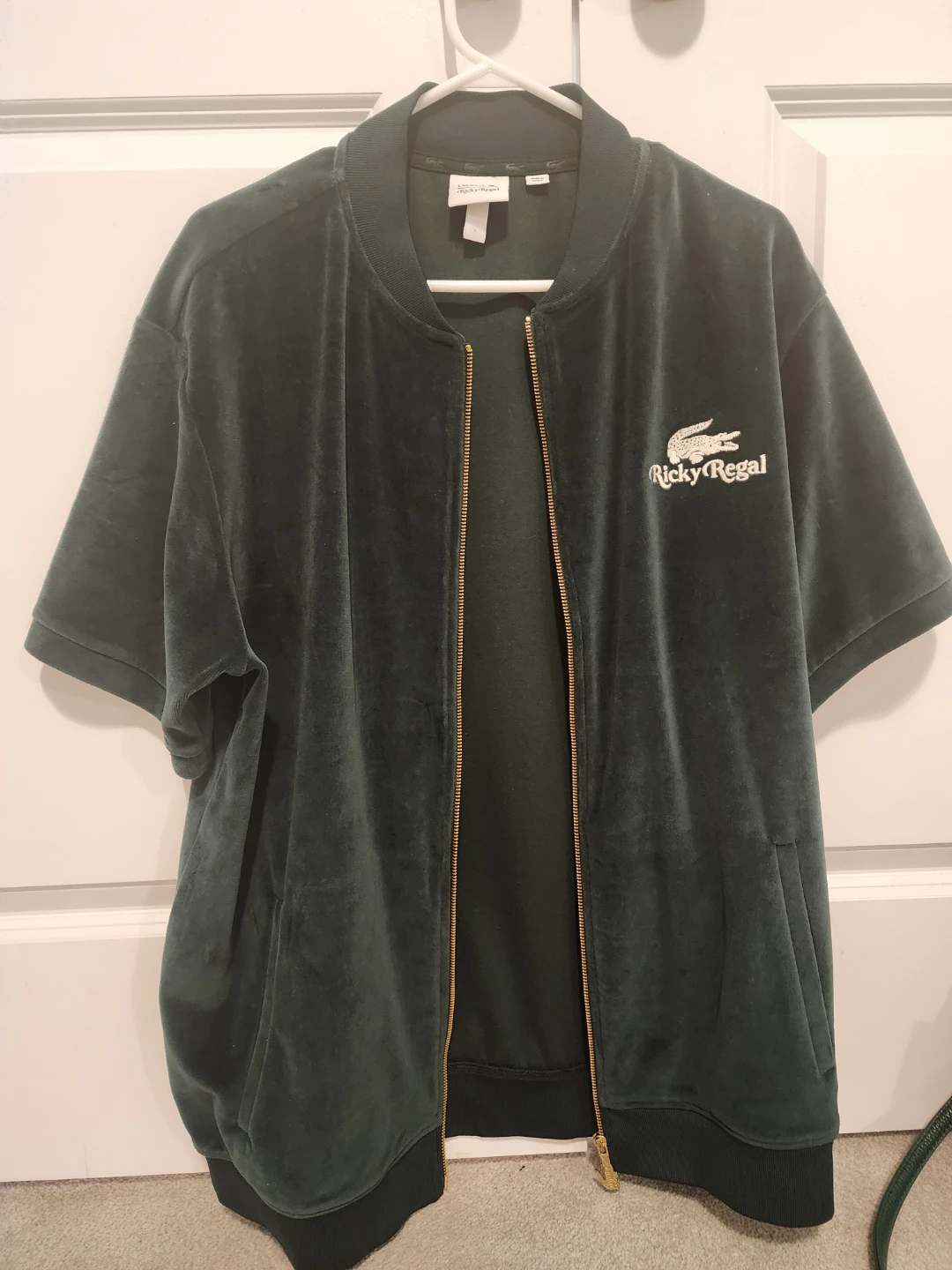 Ricky Regal x Lacoste Velour Bomber Jacket - photo 2