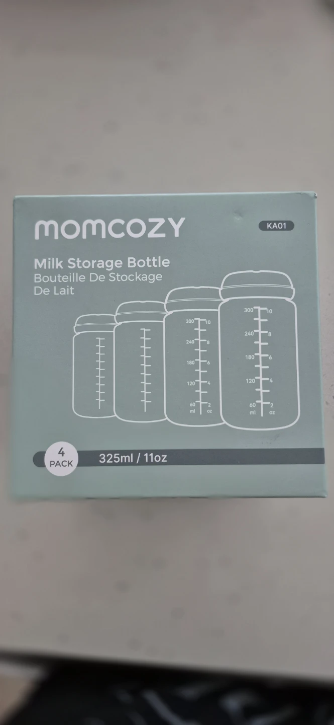Momcozy Milk Storage Bottles - 4 Pack