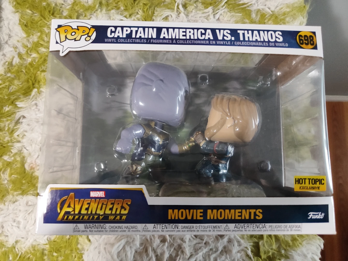 Funko Pop! Marvel Captain America vs. Thanos Movie Moments #698