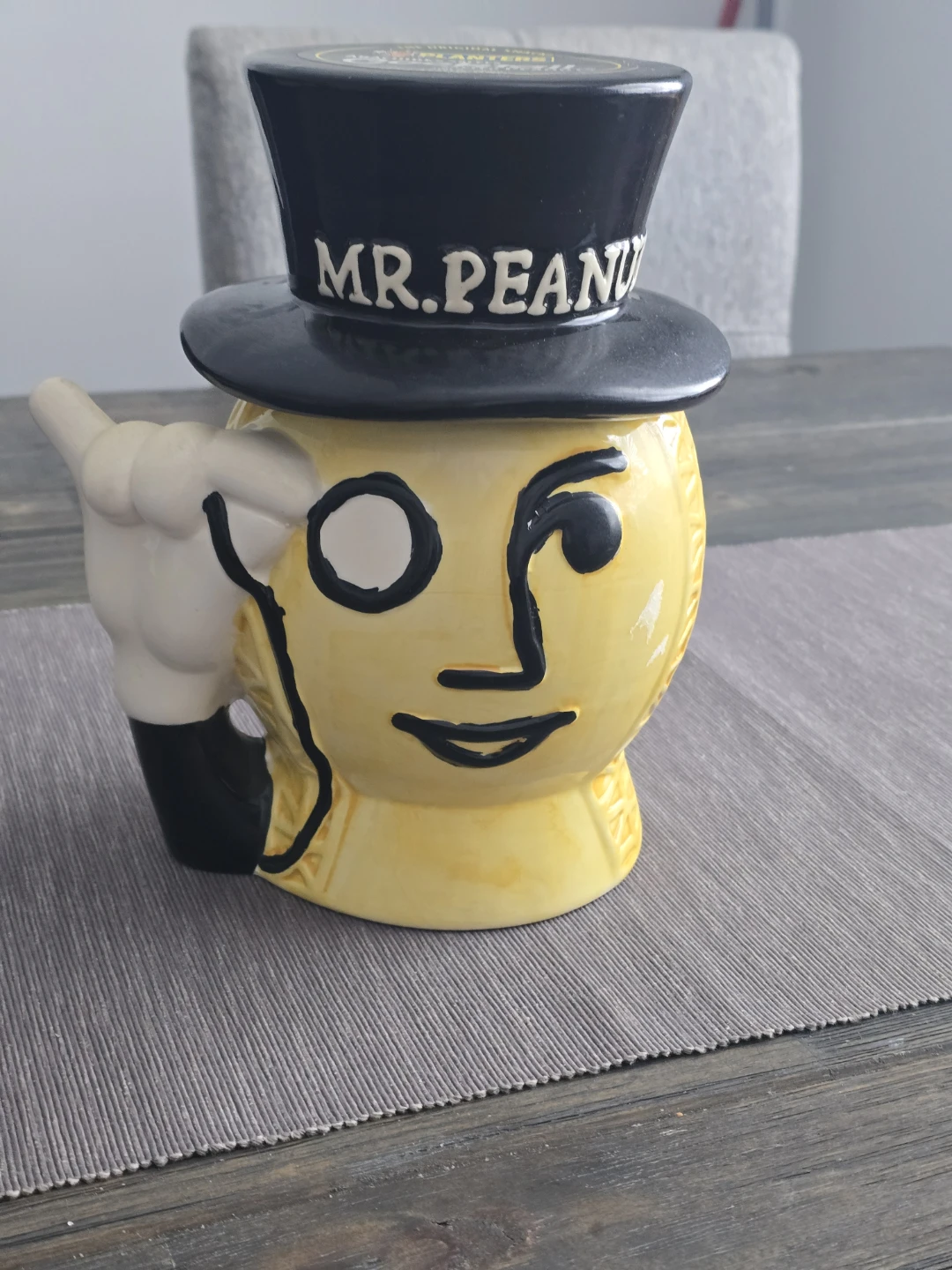 Planters Cocktail Salted Peanuts Mr. Peanut Jar