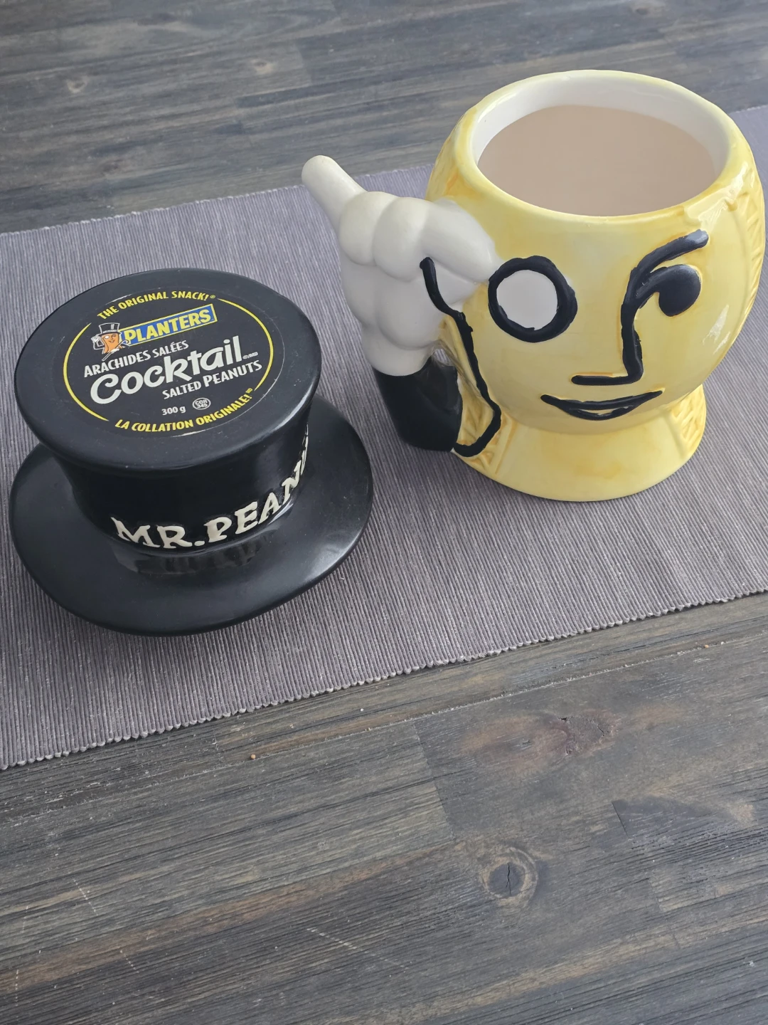 Planters Cocktail Salted Peanuts Mr. Peanut Jar - photo 2