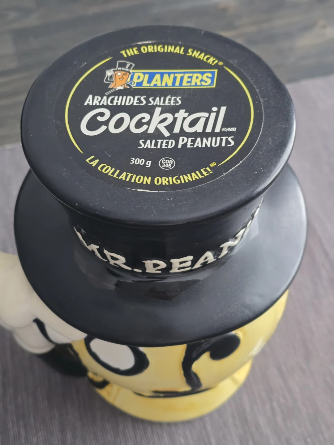 Planters Cocktail Salted Peanuts Mr. Peanut Jar - photo 3