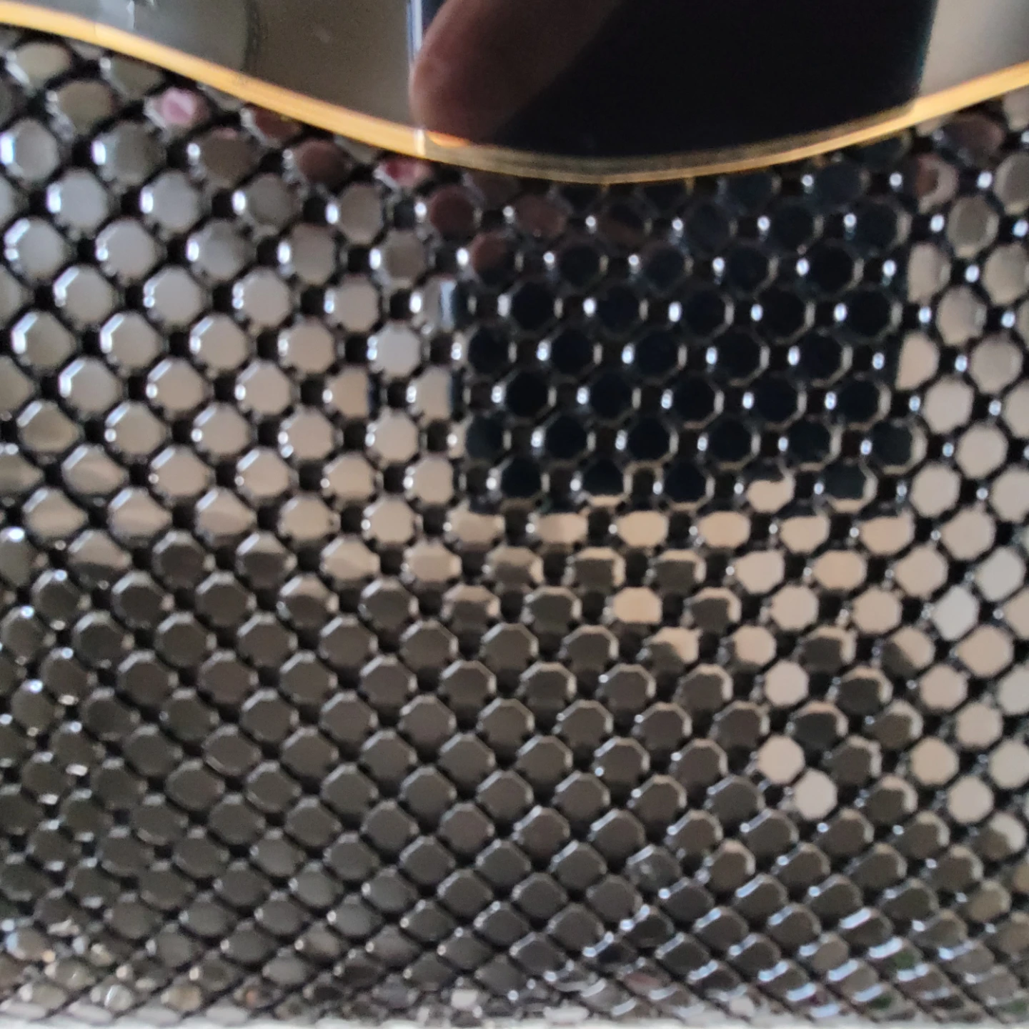 ♥️ Black Mesh Clutch Purse with a Chain🏆 - photo 3