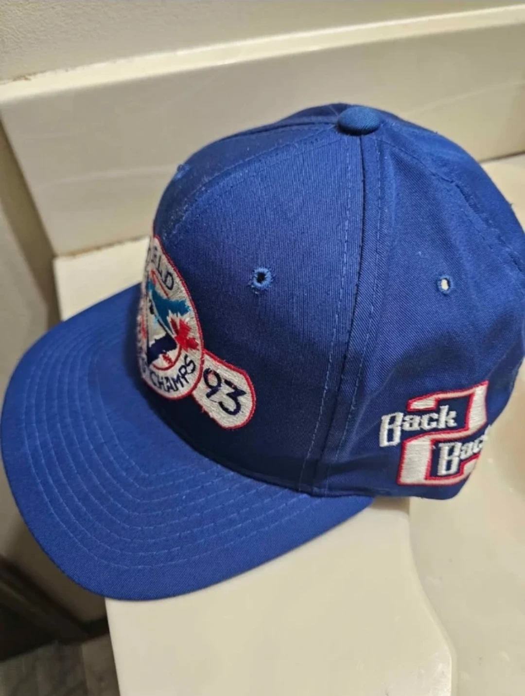 Vintage Blue Jays 1992-1993 World Series Champions Snapback Hat - photo 5
