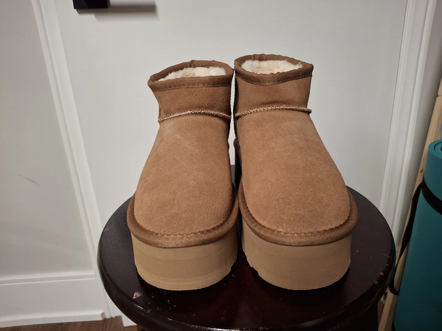 Brown Platform Boots - Size 37 - photo 2